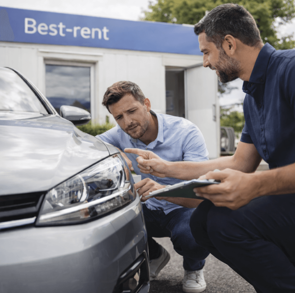Odbiór auta z wypożyczalni Best-rent – kontrola stanu pojazdu